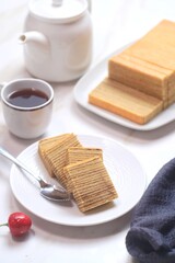 Lapis legit or spekkoek or Thousand Layer Cake, A traditional Indonesia’s Top Traditional Cake is a must for special celebrations such as Chinese New Year, Christmas, or Eid
