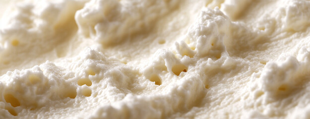 Obraz premium Luxurious Creamy Cheese Texture Close-Up