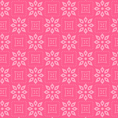 Flower geometric pattern Seamless background Ornament for fabric