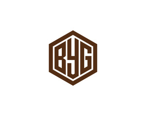 BYG logo design vector template. BYG