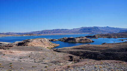 Unbelievable stunning views of Lake Mead in November weather  