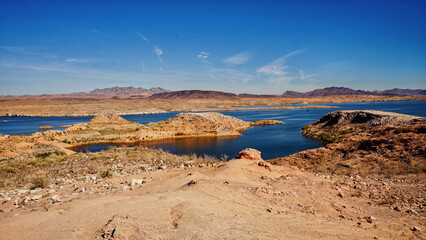 Unbelievable stunning views of Lake Mead in November weather  