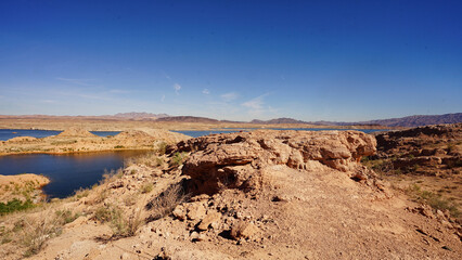 Unbelievable stunning views of Lake Mead in November weather  