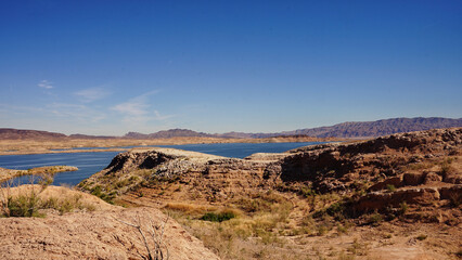 Unbelievable stunning views of Lake Mead in November weather  
