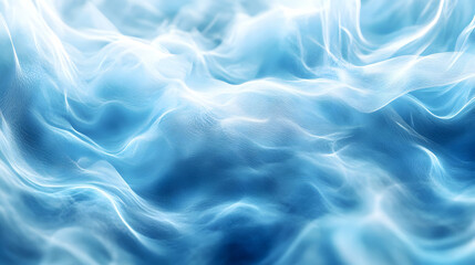Obraz premium Abstract Blue and White Wavy Background