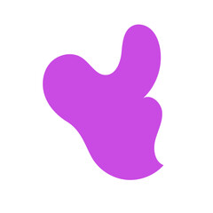 Green purple abstract shapes vectors