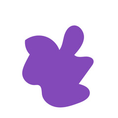 Green purple abstract shapes vectors