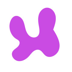 Green purple abstract shapes vectors