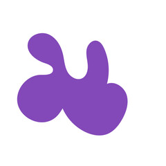 Green purple abstract shapes vectors