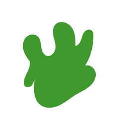 Green purple abstract shapes vectors