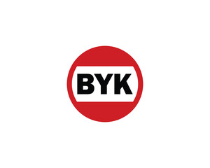 BYK Logo design vector template. BYK