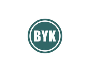 BYK Logo design vector template. BYK