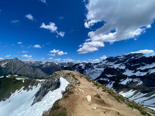 landscape with snow and moutains © Rachel