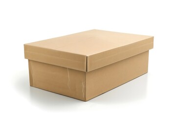 Shoe box isolated on white background