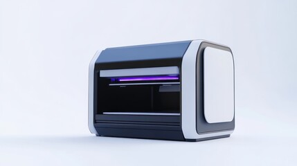 Obraz premium Futuristic Scanner Machine