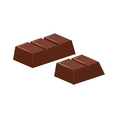 chocolate icon illustration flat