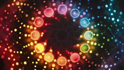 illustration of a blue abstract background