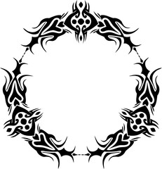 Neo tribal art frame
