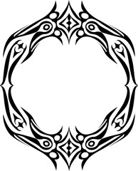 Neo tribal art frame