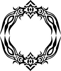 Neo tribal art frame