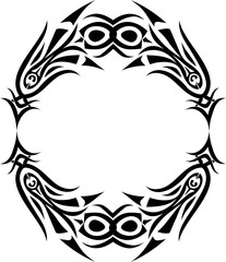 Neo tribal art frame