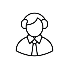 Customer support icon design template isolated illustration