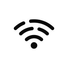 Wifi symbol icon design template isolated illustration