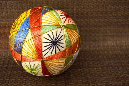 Temari balls, folk art form and Japanese craft