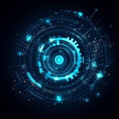 Fototapeta premium abstract technology background