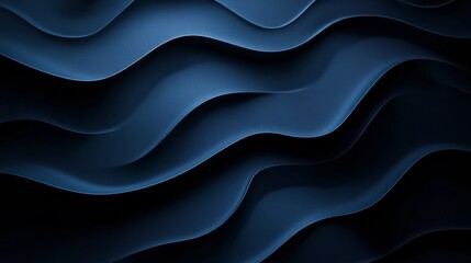 Abstract wavy dark blue background, textured