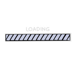 Loading bar vector icon