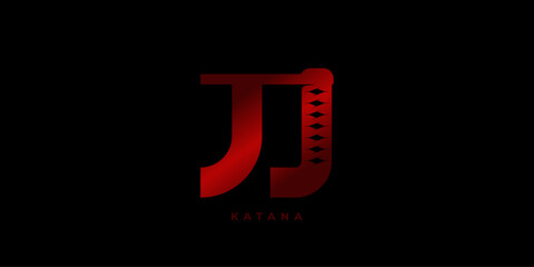 KATANA SWORD - JAPANESE KANJI WORD STOCK