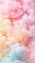 Fototapeta premium abstract colored smoke cloud pink orange background