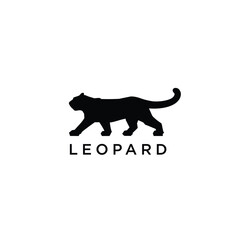 Leopard symbol vector template illustration