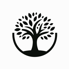 Illustration of a tree vector