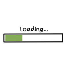 Loading progress bar icon