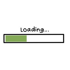 Loading progress bar icon
