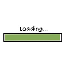Loading progress bar icon