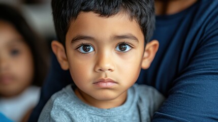 Obraz premium 家族のダイナミクスと子どもの頑固さ：親子関係を理解する