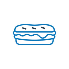 Bread with butter icon