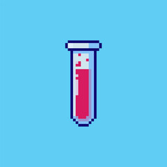 Pixel art Lab Tube game asset design
