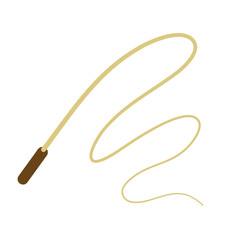 silhouette whip rope