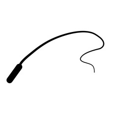 silhouette whip rope