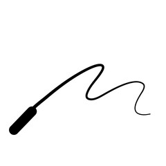 silhouette whip rope