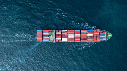 Container cargo ship global business logistic import export transportation, Container cargo ship...