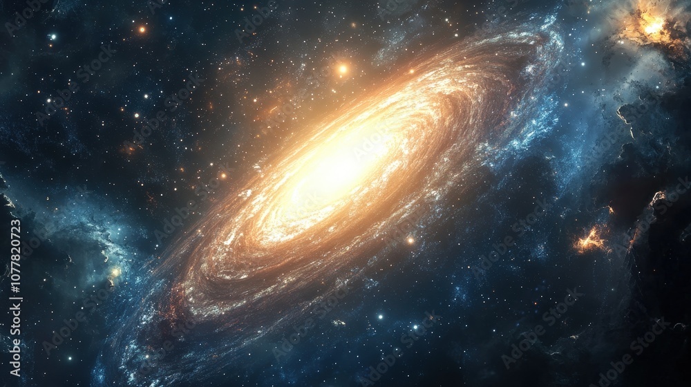 Wall mural what is a quasar, and how does it relate to galaxies? explore the nature of quasars, the most energe