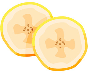 Fruit, Banana, Tropical Fruits, Illustration Hand drawn