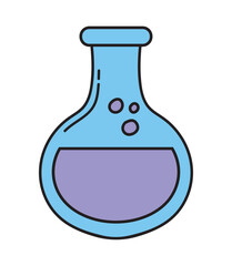 lab flask education doodle