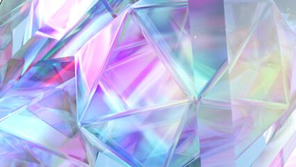 A hexagonal background template with an abstract style for science and technology presentations. Artistic background. 3D rendering