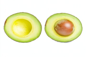 Avocado isolated on background